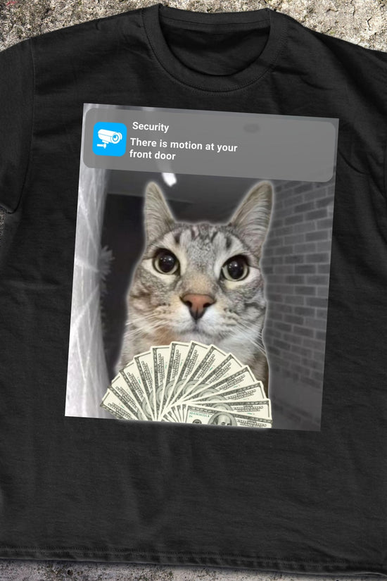Ring Cat with Motion Meme Shirt, Cursed Cat, Funny Meme Shirt, Ironic Shirt, Cat Lover Gift, Oddly Specific, Unhinged Shirt, Cursed, Cringe