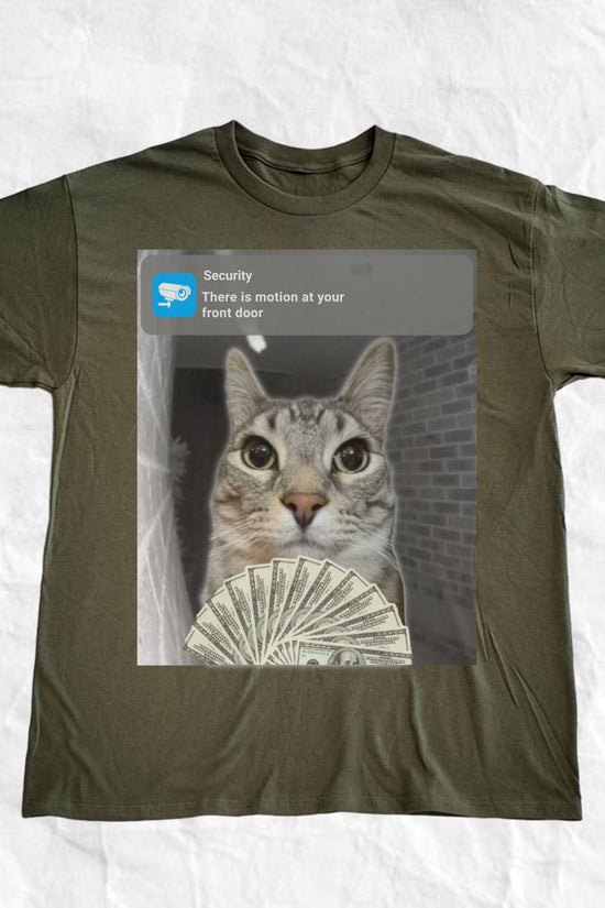 Ring Cat with Motion Meme Shirt, Cursed Cat, Funny Meme Shirt, Ironic Shirt, Cat Lover Gift, Oddly Specific, Unhinged Shirt, Cursed, Cringe