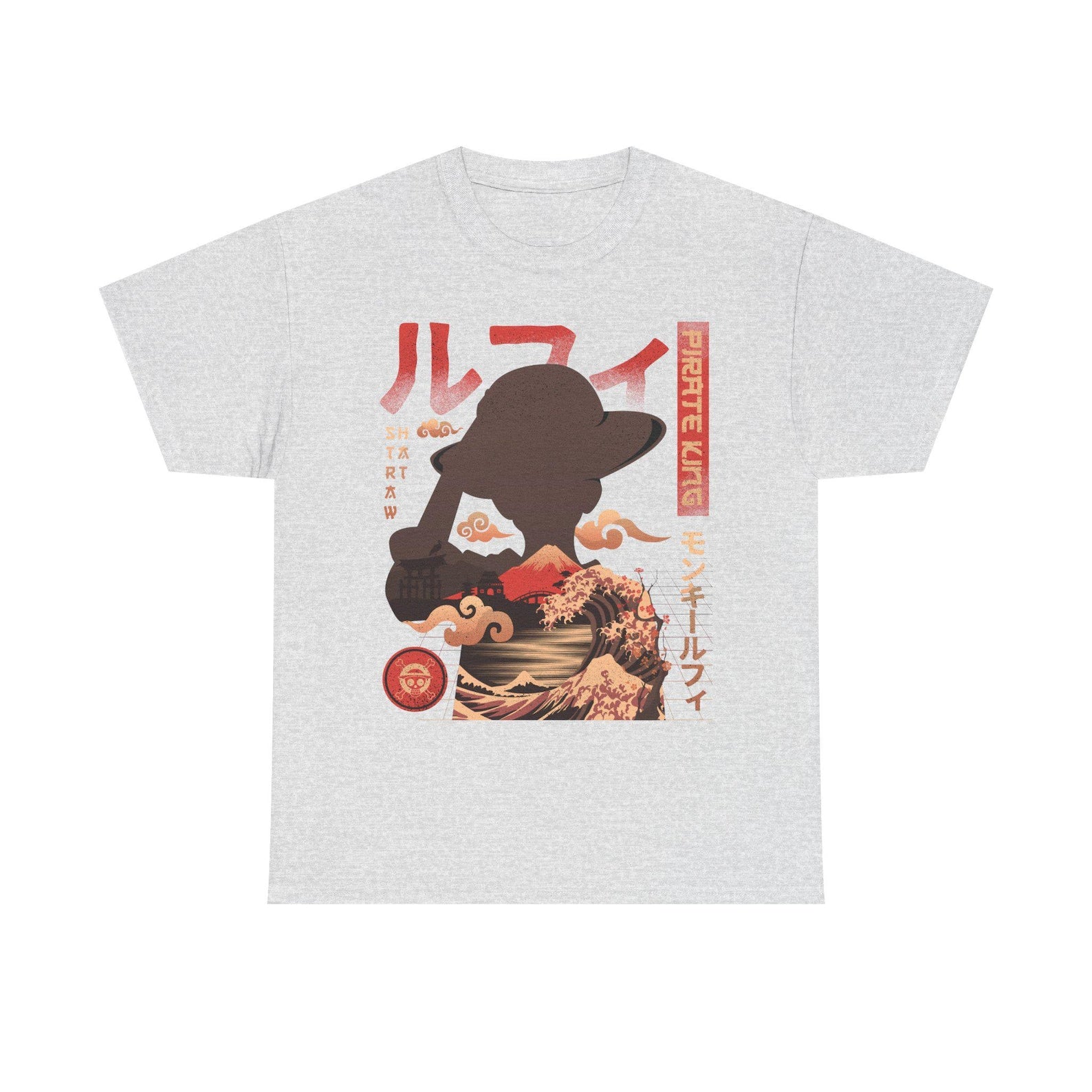 Pirate King Luffy Anime Shirt, Straw Hat Pirates Monkey D Luffy One Piece Manga Shirt, Mugiwara, Sanji, Zoro Japanese Anime Tee