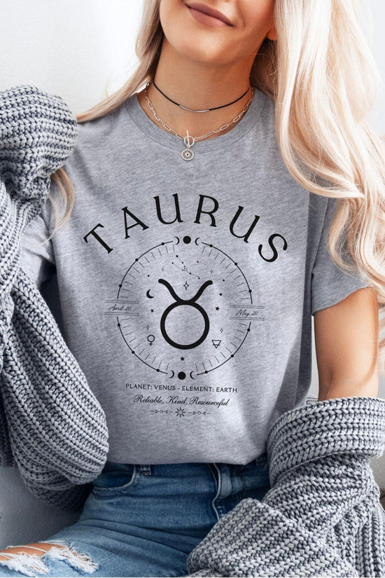 Taurus Shirt, Astrology Birthday Gift, Zodiac Sign T-shirt, Unisex Tee