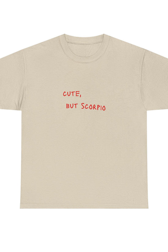 Cute but Scorpio Tee, Astrology Shirt, Zodiac Tee, Gift for Scorpio, Horoscope Apparel, Birthday Gift, unisex Heavy Cotton Tee