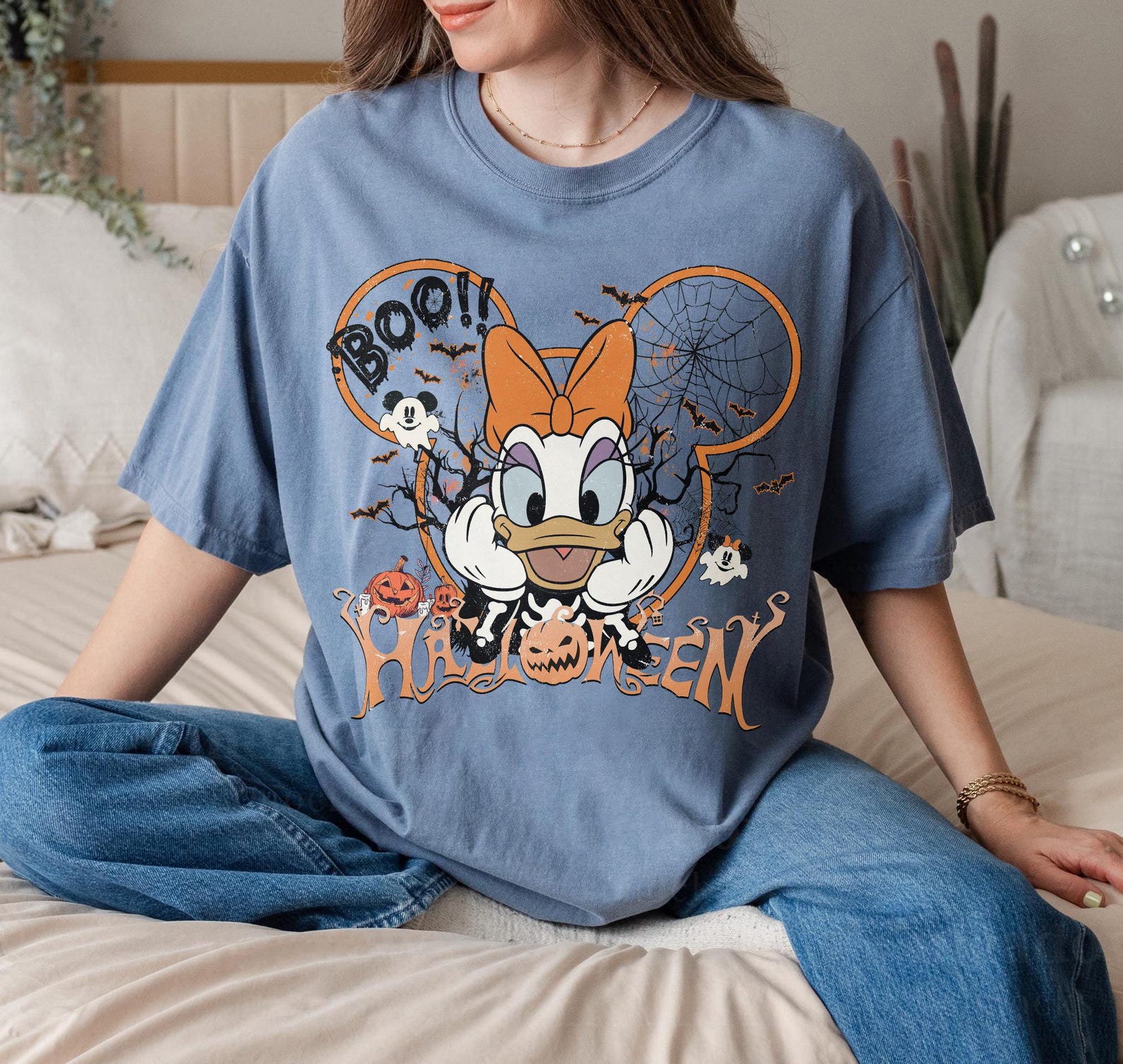 Vintage Disney Halloween All Characters Shirts, Mickey And Friends Halloween Shirt, Halloween Party Shirt, Disney Family Trip Halloween 2025