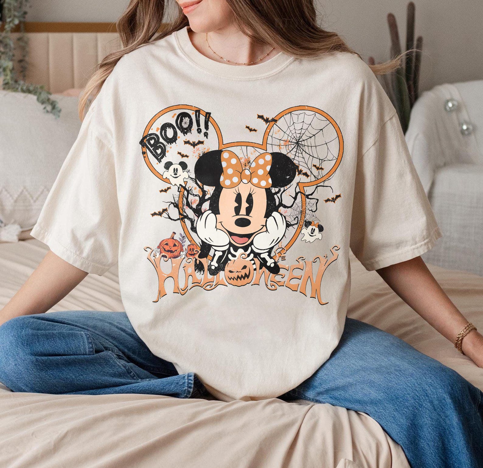 Vintage Disney Halloween All Characters Shirts, Mickey And Friends Halloween Shirt, Halloween Party Shirt, Disney Family Trip Halloween 2025
