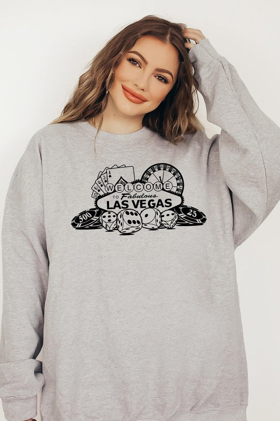Welcome To Fabulous Las Vegas Sweatshirt and Hoodie, Retro Casino Gambling Sweatshirt