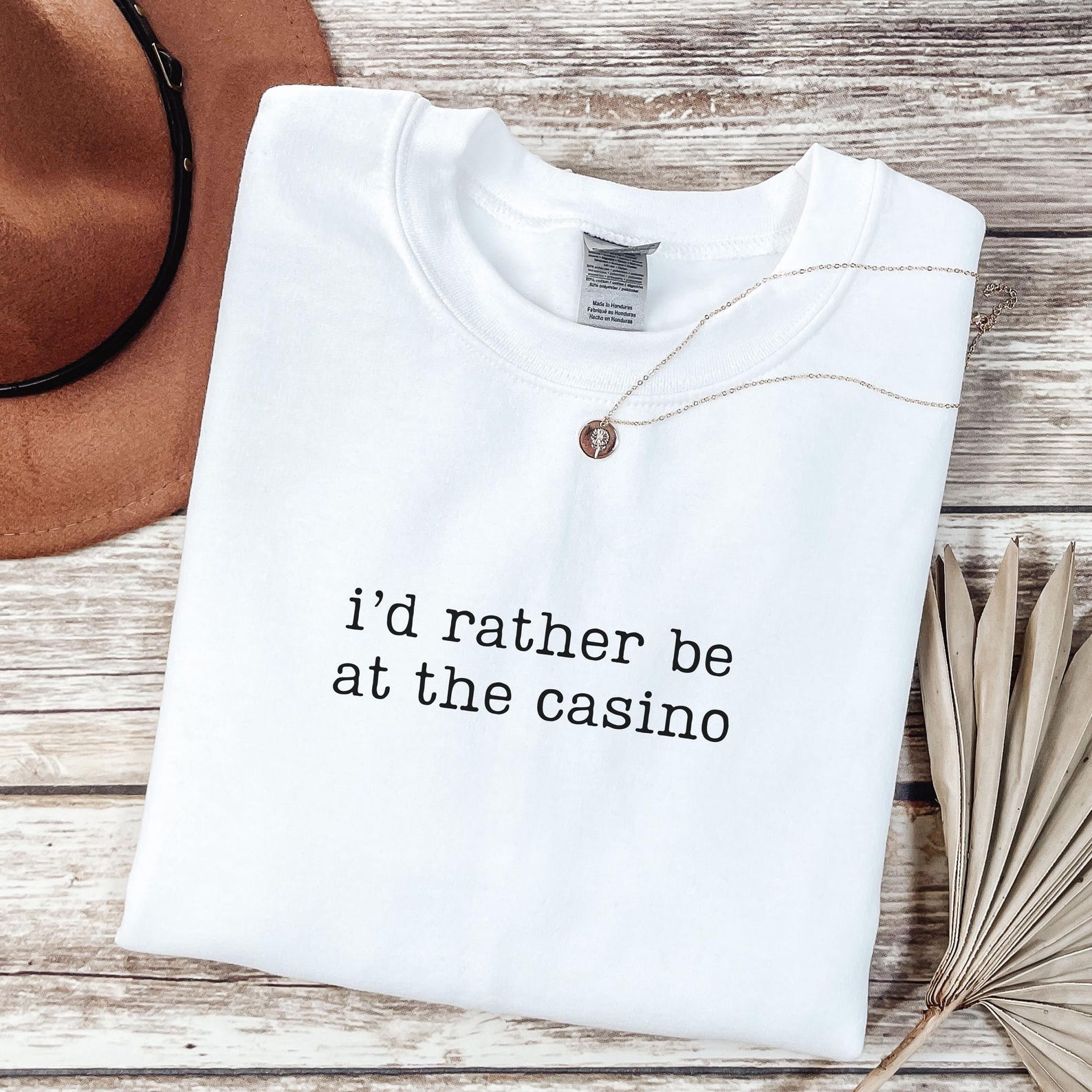 I'd Rather Be At The Casino Sweatshirt, Funny Gambling Sweatshirt, Gambler Sweatshirt, Poker Player Sweatshirt, Gift for Gambler