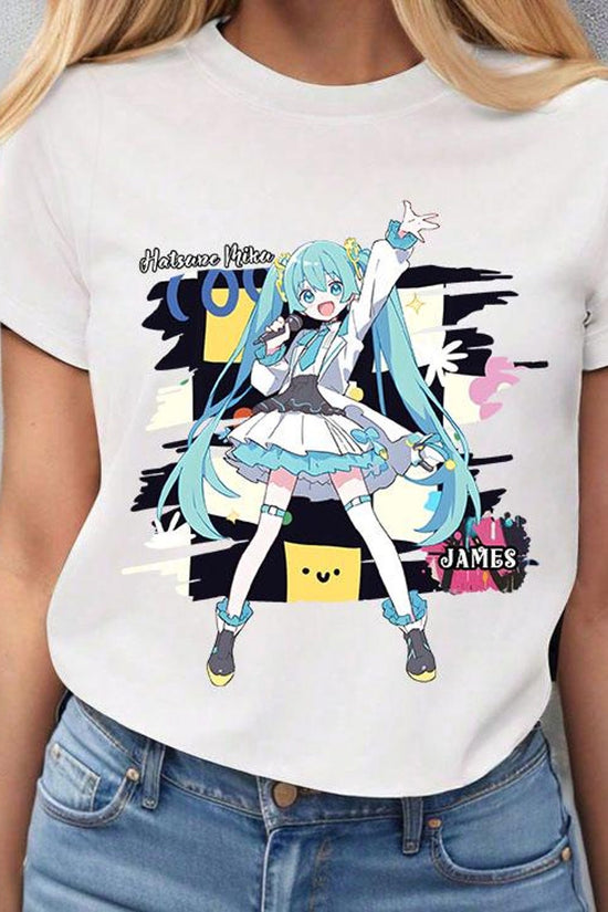 Cute Hatsune Miku t - shirts Personalized T- shirts-the perfect gift for birthdays, weddings, special occasions Hatsune Miku t shirt