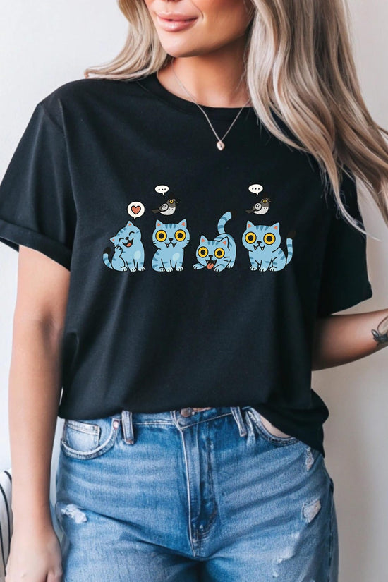 Music Tiger Shirt, Blue Tiger Tee, Merch Kpop Shirt fan, Cute Animal Gift, Shirt for Fan,Shirt for women, Funny Animal Lover Gift, Pet Shirt