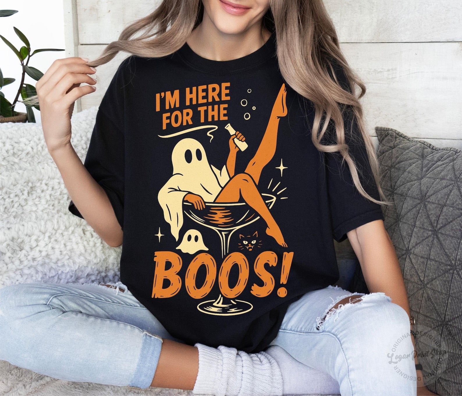 Spooky Season Sublimation, Trendy Funny Halloween T-Shirt