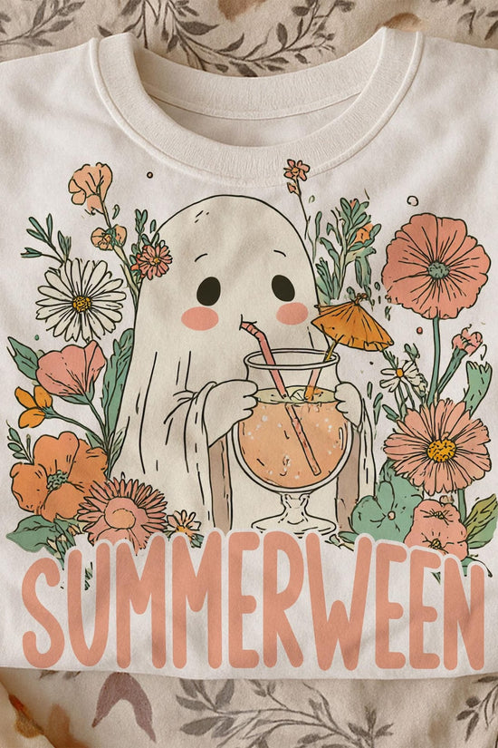 Ghost Summer Halloween T-Shirt, Halloween Shirt, Summer Shirt
