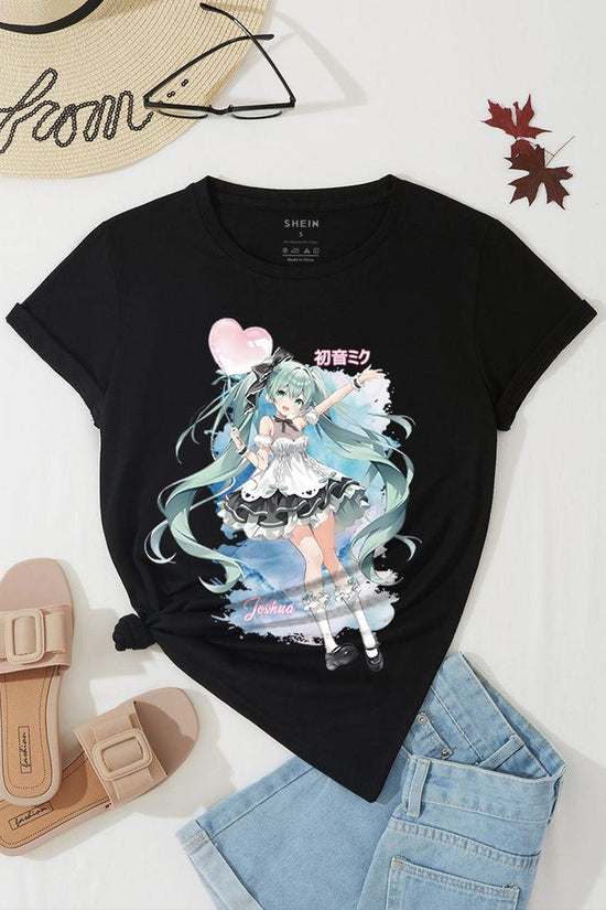Anime Graphic Hatsune Miku t - shirts Kawaii Personalized Miku T- shirts-the perfect gift for birthdays, weddings, Hatsune Miku t shirt