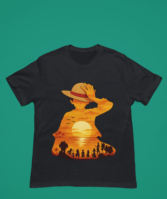 One Piece Inspired Unisex Tee - Perfect for Anime Fans, Casual Wear, Gifts, Summer Outfits, Luffy Fan Art, One Piece Fan Art, Straw Hat