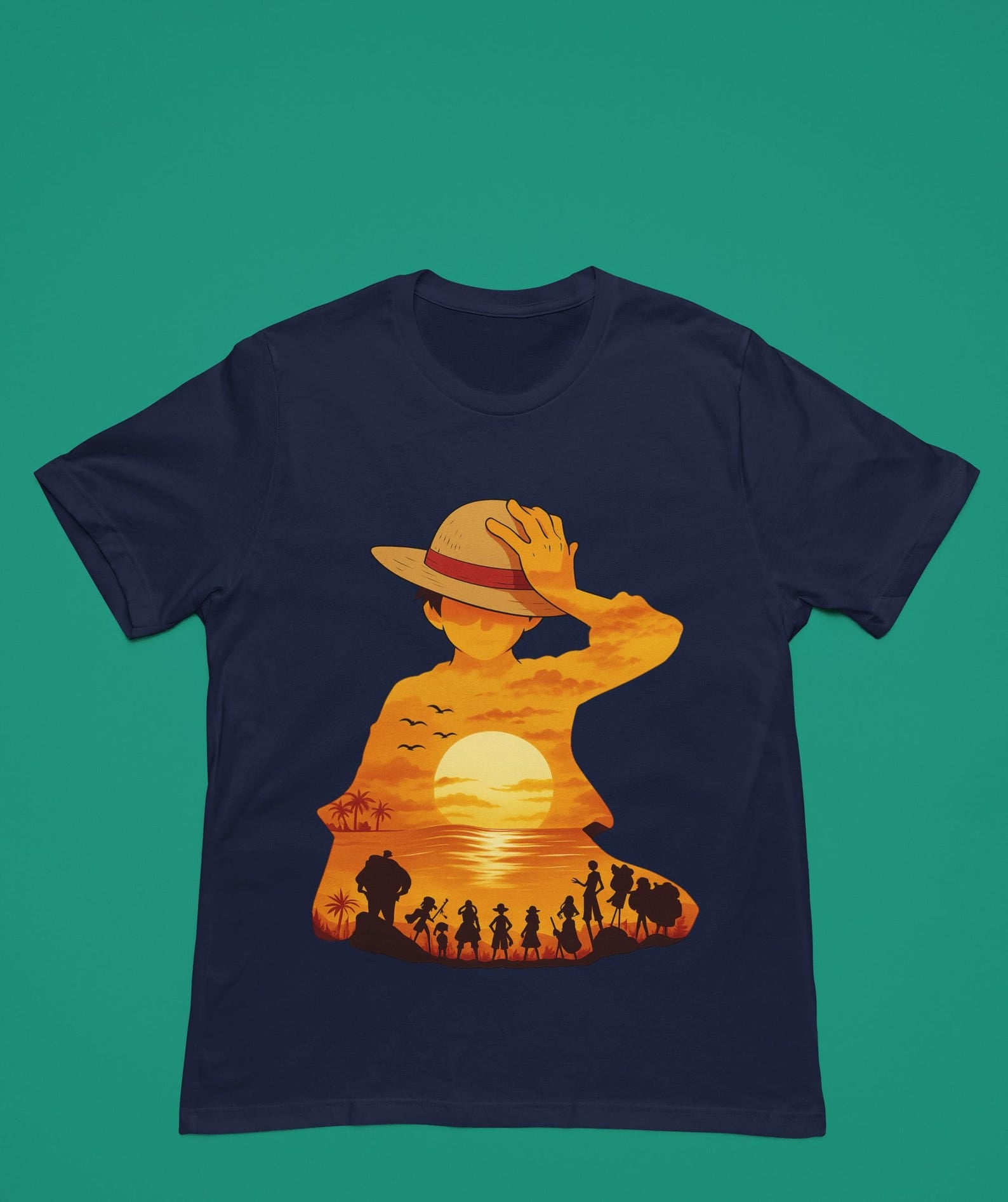 One Piece Inspired Unisex Tee - Perfect for Anime Fans, Casual Wear, Gifts, Summer Outfits, Luffy Fan Art, One Piece Fan Art, Straw Hat