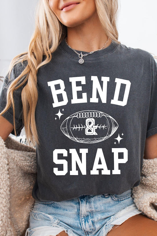 Football Season Tee, Bend And Snap Football T-Shirt, Sports Season, College Football Tee, Fall Season, Retro Football Tee