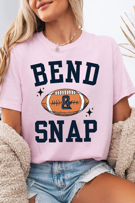 Football Season Tee, Bend And Snap Football T-Shirt, Sports Season, College Football Tee, Fall Season, Retro Football Tee