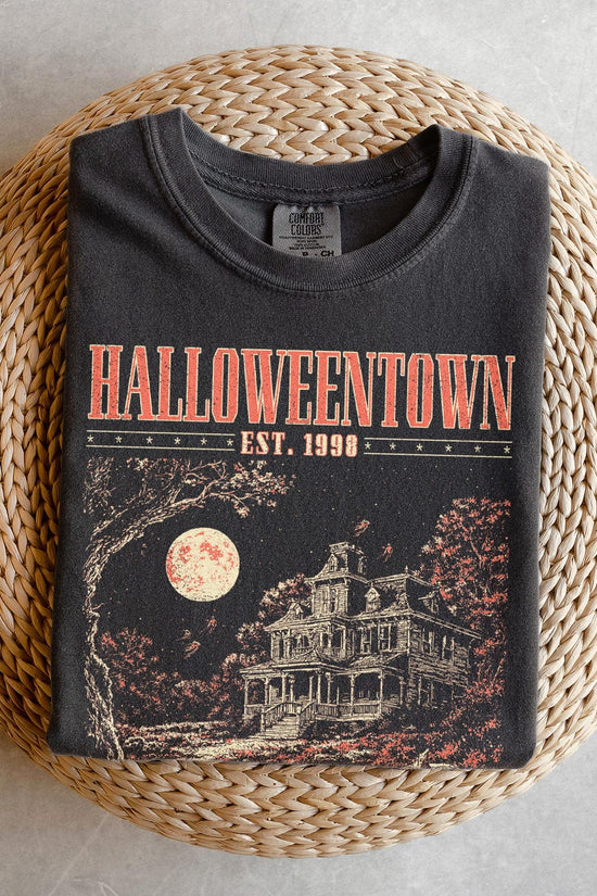 Halloweentown Shirt - Retro Halloween Comfort Colors Shirt, Not So Scary Shirt, Aesthetic Halloween Town Est 1998 Shirt, Spooky Fall Shirt