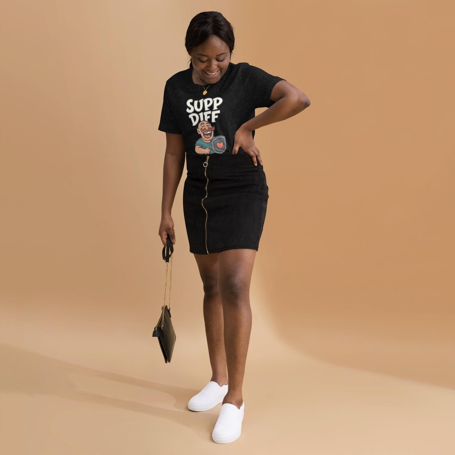"SUPP DIFF" T-Shirt – Gift Idea for Gamers, Support Main, Braum League