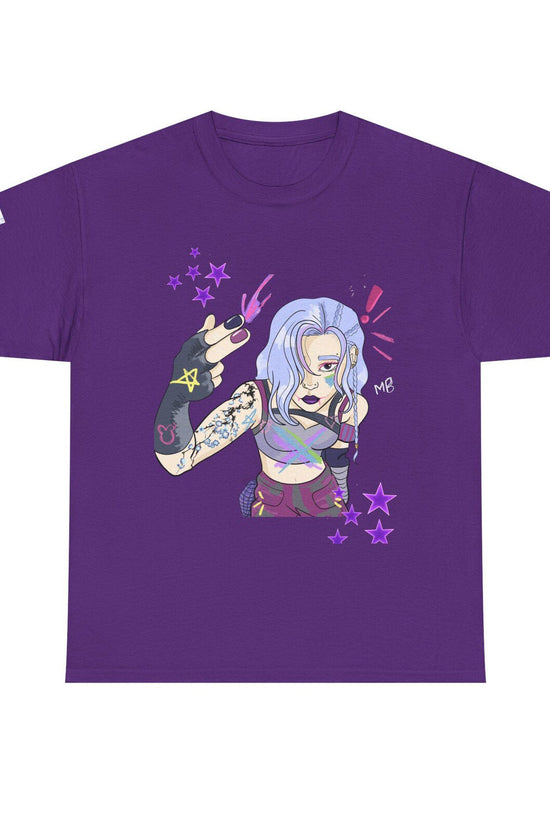 Arcane jinx inspired from League of legends Graphic Tee, Unisex Streetwear, Casual , JINX Design, Hipster Fashion