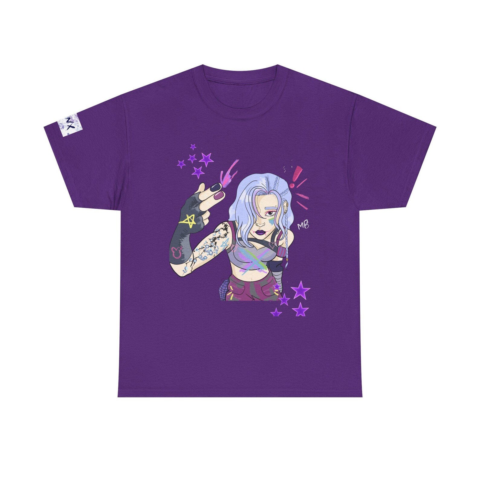 Arcane jinx inspired from League of legends Graphic Tee, Unisex Streetwear, Casual , JINX Design, Hipster Fashion