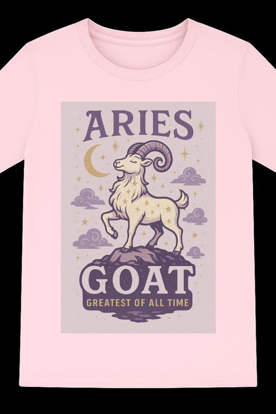 Aries T-Shirt Star sign Tee Spiritual T shirts Zodiac t shirt for her Horoscope Birthday shirt gift Astrology Clothing apparel Gift