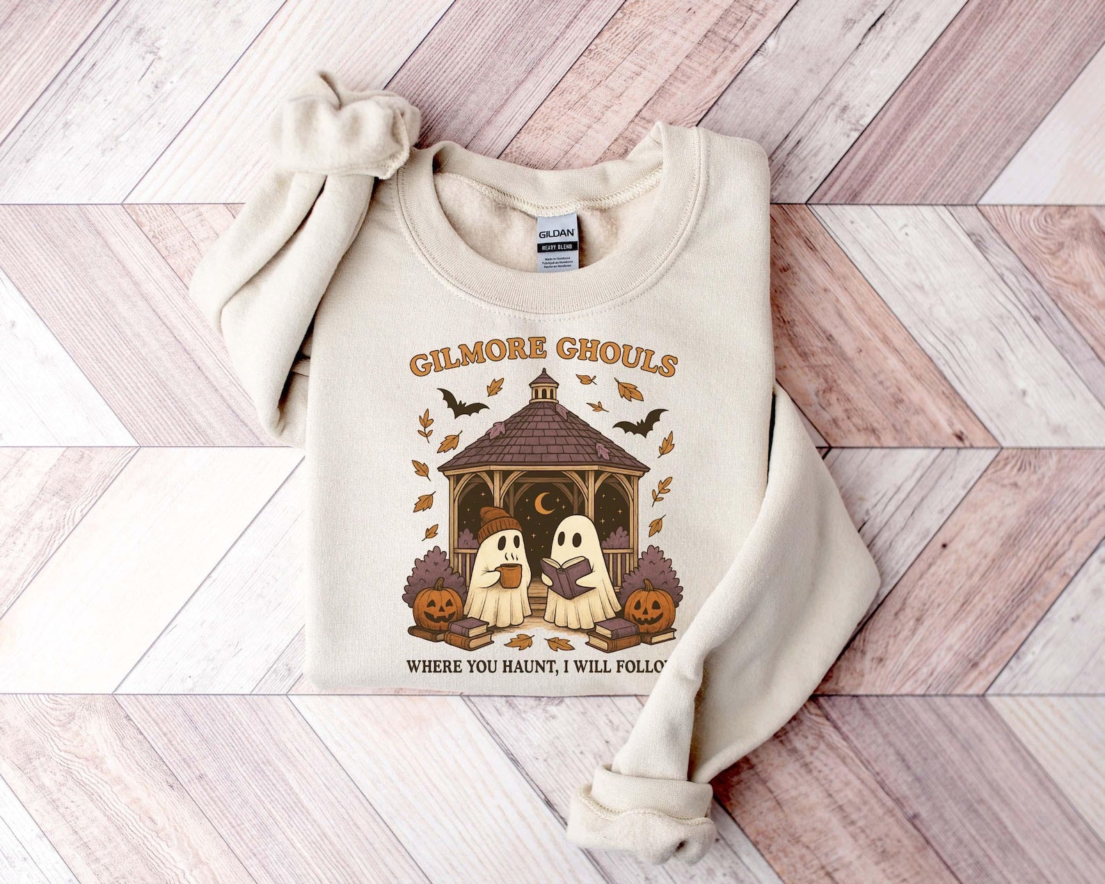 Gilmore Ghouls Shirt, Where You Haunt I Will Follow Shirt, Cute Ghost Halloween Tee, Spooky Fall Shirt, Autum Shirt, Ghost Couple Gift, Sweatshirt