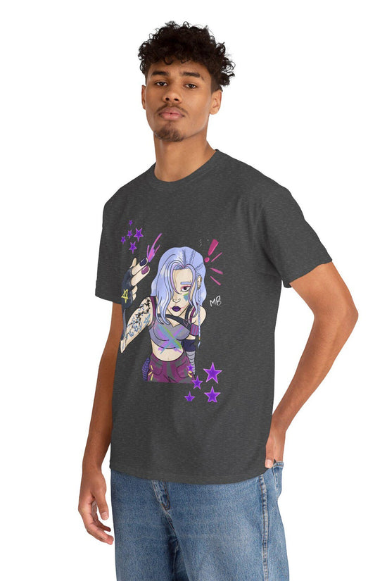 Arcane jinx inspired from League of legends Graphic Tee, Unisex Streetwear, Casual , JINX Design, Hipster Fashion