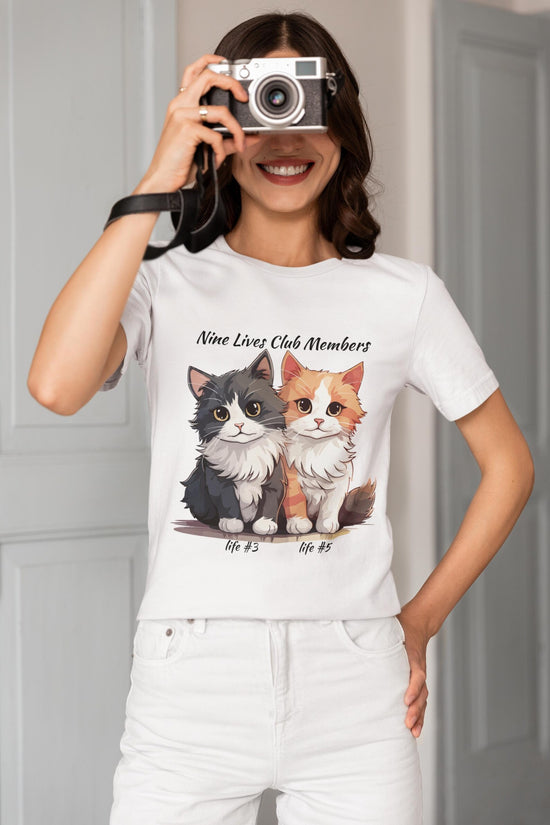 Unisex Funny Cat T-Shirt – Cute Kitty Graphic Top, Cat Lover Gift, Cat Mom & Dad Shirt, Whimsical Feline Humor Tee