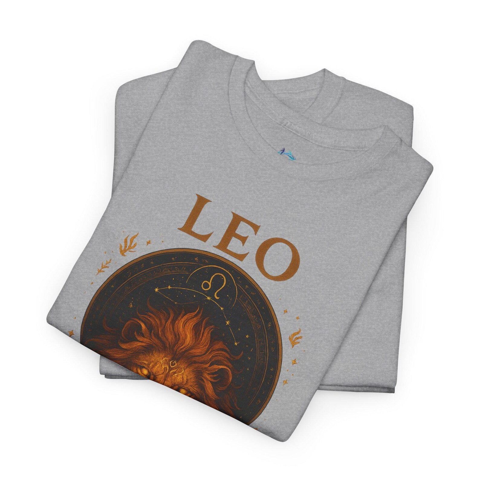 Leo Zodiac T Shirt Gildan 5000 Unisex Graphic Tee Courage Fire Sign Shirt Leo Birthday Gift for Astrology Lovers