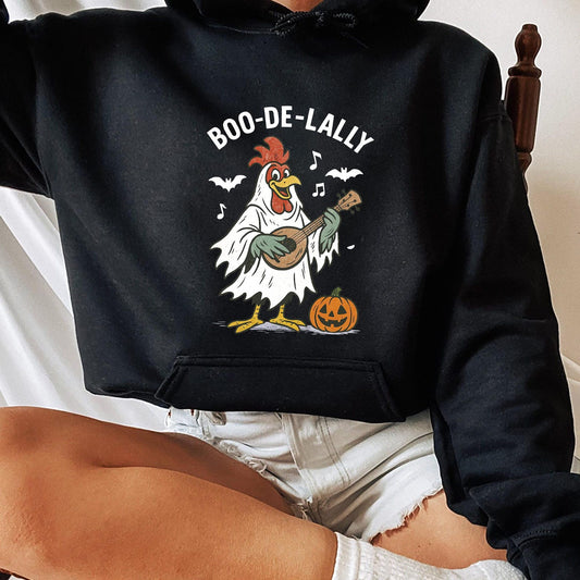 Boo De Lally Chicken Halloween Shirt, Hoodie