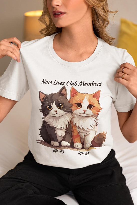 Unisex Funny Cat T-Shirt – Cute Kitty Graphic Top, Cat Lover Gift, Cat Mom & Dad Shirt, Whimsical Feline Humor Tee