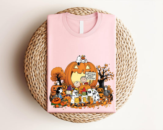 Great Pumpkin Halloween Shirt, Charlie Brown Fall Tee, Cute Peanuts Graphic T-Shirt, Funny Kids Halloween Top, Autumn Gift Shirt