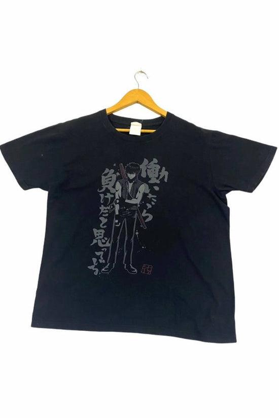 Vintage 00s GINTAMA big image nice design gintoki sakata cospa japan japanese anime manga akira lain evangelion slam dunk promo t-shirts