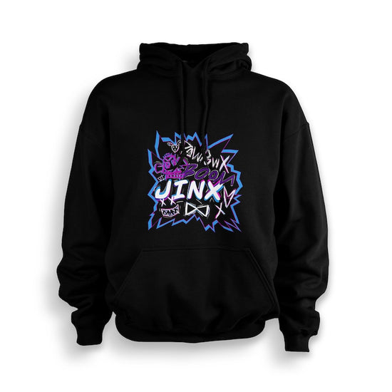 Jinx Hoodie Unisex Adult Hoodie, Jinx Sweatshirt Hoodie Birthday Gift for Her For Him Made To Order With Love