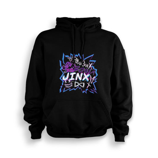 Jinx Hoodie Unisex Adult Hoodie, Jinx Sweatshirt Hoodie Birthday Gift for Her For Him Made To Order With Love
