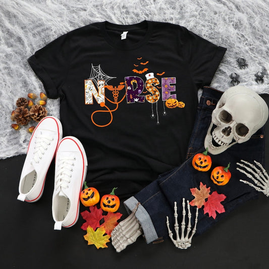 Halloween Nurse shirt,Halloween Nursing Shirt, Nurse Fall Shirt, Nurse Halloween, Nursing Tee, Halloween Shirt, Halloween Shirt