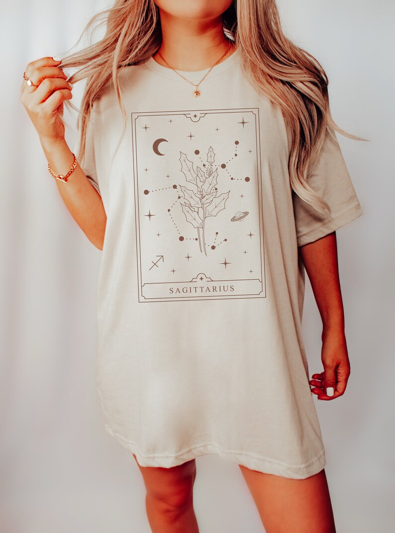 Sagittarius Shirt Sagittarius Gift Sagittarius Gifts December Birth Flower Shirt Birth Month Shirt Horoscope Shirt Zodiac Sign Shirt
