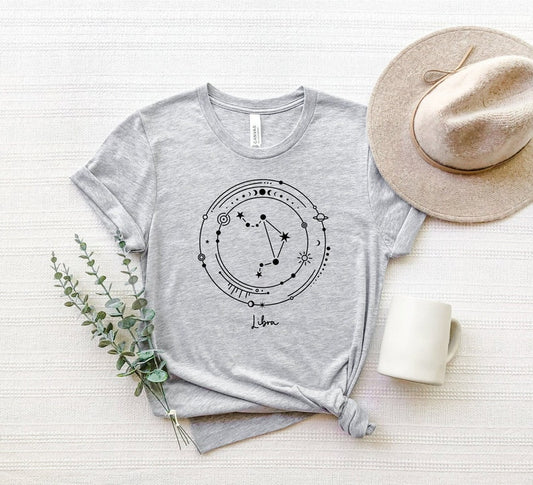Zodiac Horoscope T-Shirt, Zodiac Tee, Astrology Shirt, Zodiac Signs Shirt, Personalized Zodiac Shirt
