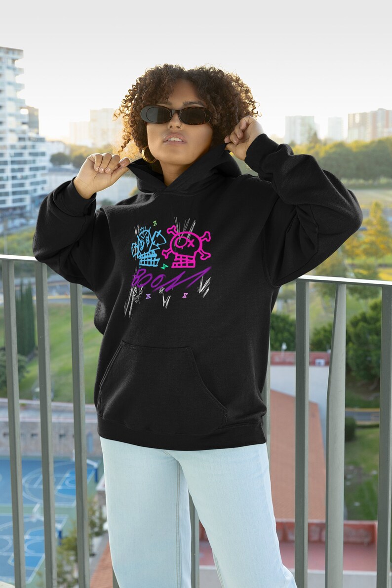 Jinx Hoodie, LOL, League Of Legends, Arcane Hoodie, Unisex Hoodie