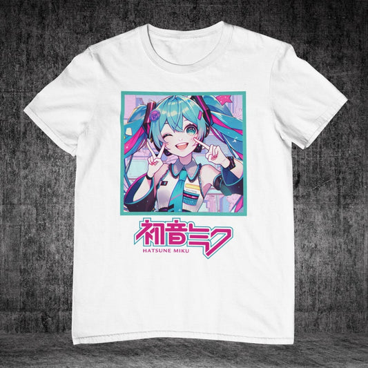 Hatsune Miku 7 Original graphic art t-shirt - Alternative Urban Streetwear for Teen Girls - Edgy Fashion, girls tee, Vocaloids