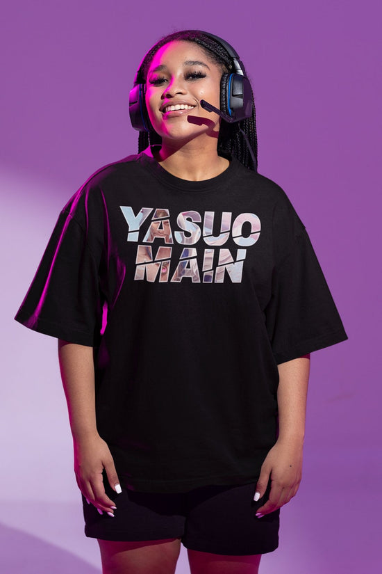 League of Legends | Yasuo Main T-Shirt | Gaming T-Shirt | Black Unisex T-Shirt | Perfect Gift for Gamers and League Fans