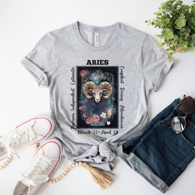 Aries Shirt, Zodiac Shirt, Aries Gift, Horoscope Shirt, Astrology Shirt, Aries Birthday Gift, Astrology Gift, Zodiac T Shirt, Aries Tshirt