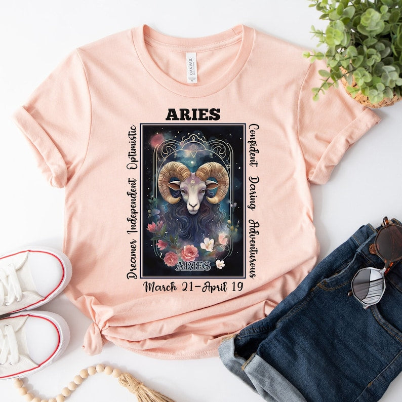 Aries Shirt, Zodiac Shirt, Aries Gift, Horoscope Shirt, Astrology Shirt, Aries Birthday Gift, Astrology Gift, Zodiac T Shirt, Aries Tshirt