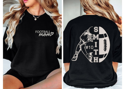 Football Shirt - Game Day Shirt - Football Season Shirt - Football Mom Shirt, T-Shirt