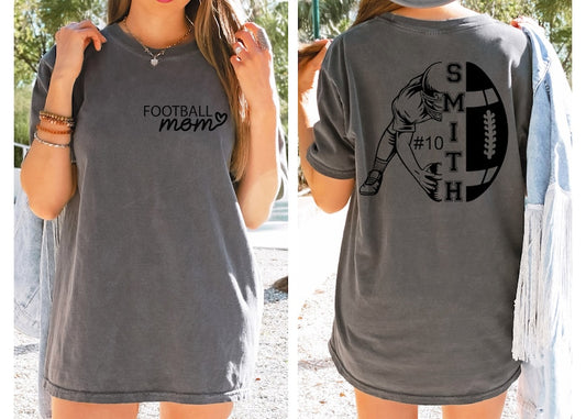 Football Shirt - Game Day Shirt - Football Season Shirt - Football Mom Shirt, T-Shirt