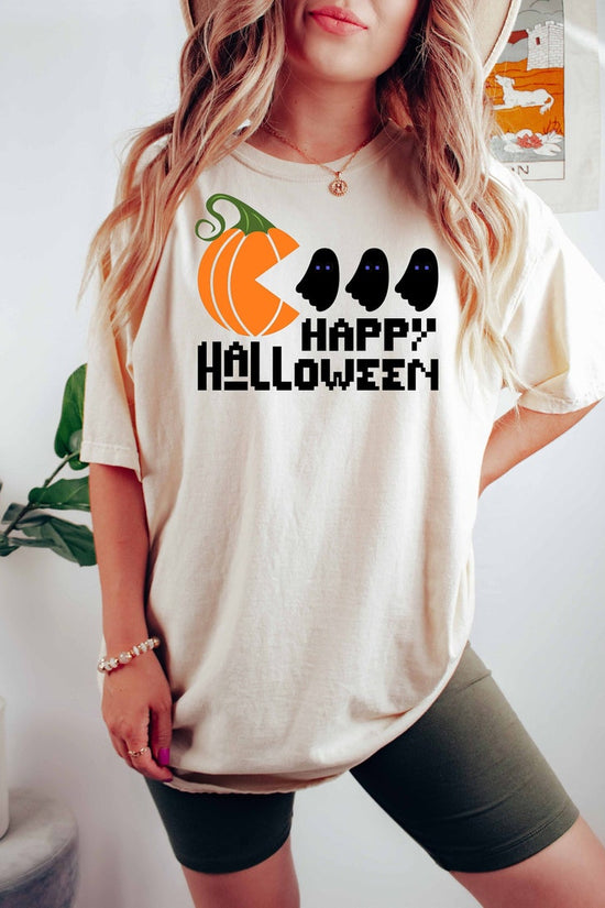 Happy Halloween T-Shirt, Women Halloween Shirt,Halloween Gift