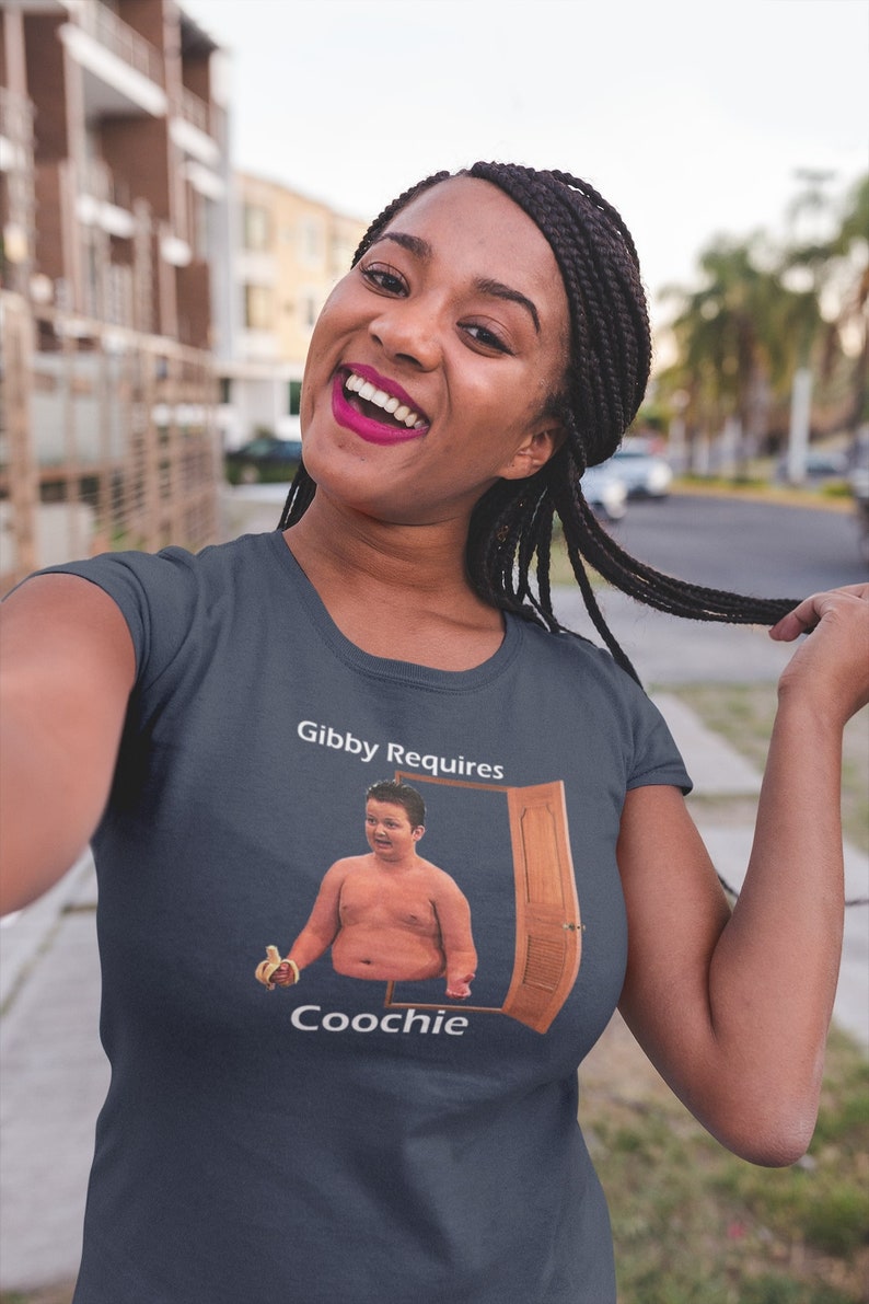 Gibby Requires Coochie Meme T-shirt, Funny Unisex Meme Tee, Viral TV Show Meme Shirt, Hilarious Gibby Meme Gift