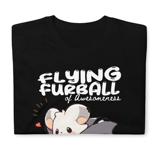 Flying Furball Awesomeness Chibi Power T-Shirt