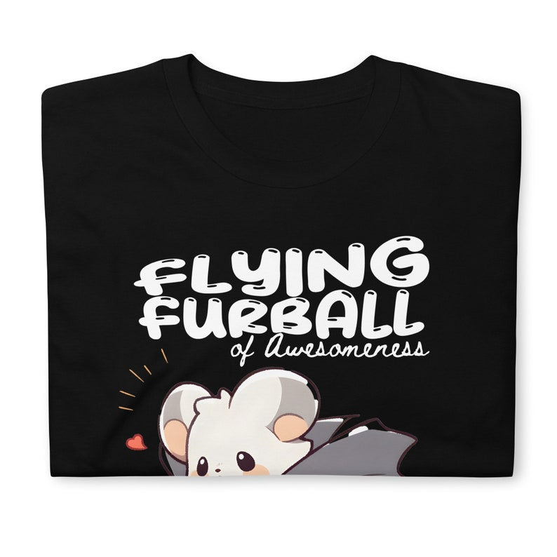 Flying Furball Awesomeness Chibi Power T-Shirt