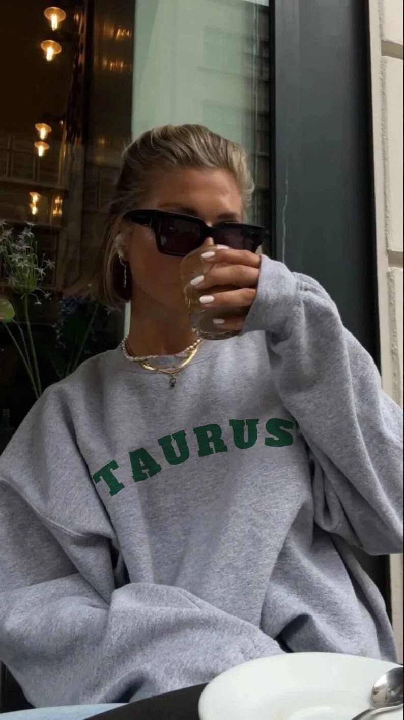 TAURUS Zodiac Sweatshirt, Astrology Sweater, Women Tops, Birthday Gifts Tees, Trendy Sweater, Pinterest Hoodie