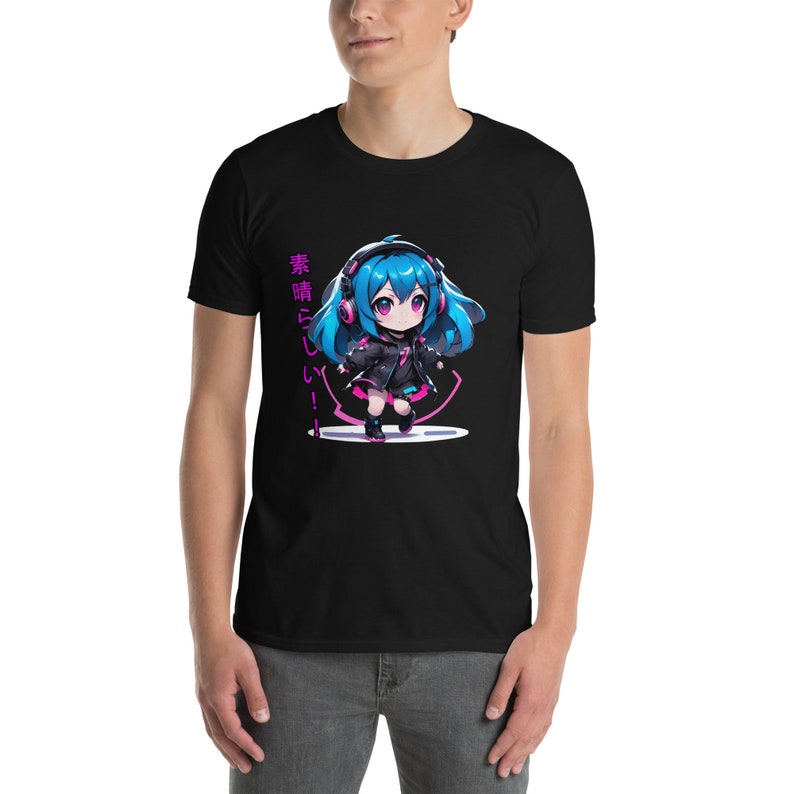 Chibi T-Shirt, Subarashii Yoko Mascot TShirt by SubarashiiCreations, Chibi Tee, Kawaii Tshirt, Adorable Shirt, Cute Character, Anime style,