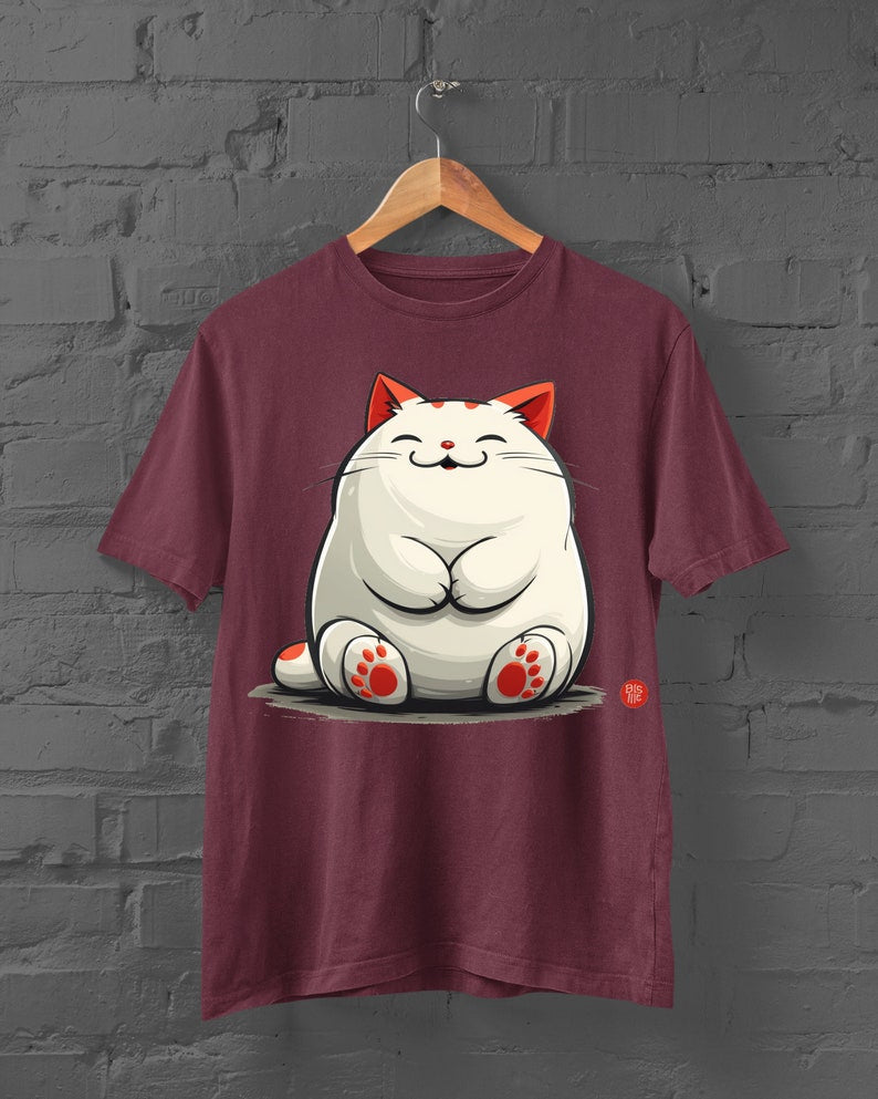 Cute Cat T-Shirt | Japanese Tshirt | Japanese Streetwear | Cute Cat Tshirt | Japan Cat Tshirt | Japanese Cat Shirt | Y2K Top | Kawaii Shirt